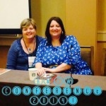 Colleen Oakes and me - First Sale Panel RMFW 2014